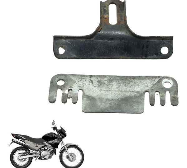 Par Suporte Inferior Farol Honda Nx 400 Falcon 00-08 Origina
