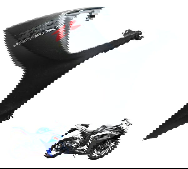 Carenagem Lateral Esquerda Suzuki Gsx-r Srad 750 07-09 Orig Preto