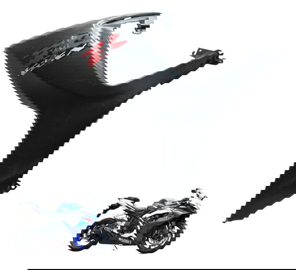 Carenagem Lateral Esquerda Suzuki Gsx-r Srad 750 07-09 Orig Preto