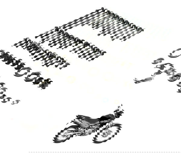 Kit Parafuso Motor Honda Nx 400 Falcon 00-08 Original