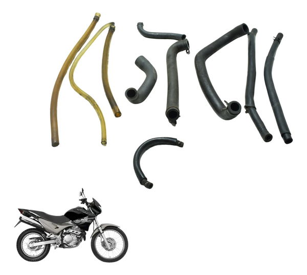 Kit Mangueiras Honda Nx 400 Falcon 00-08 Original