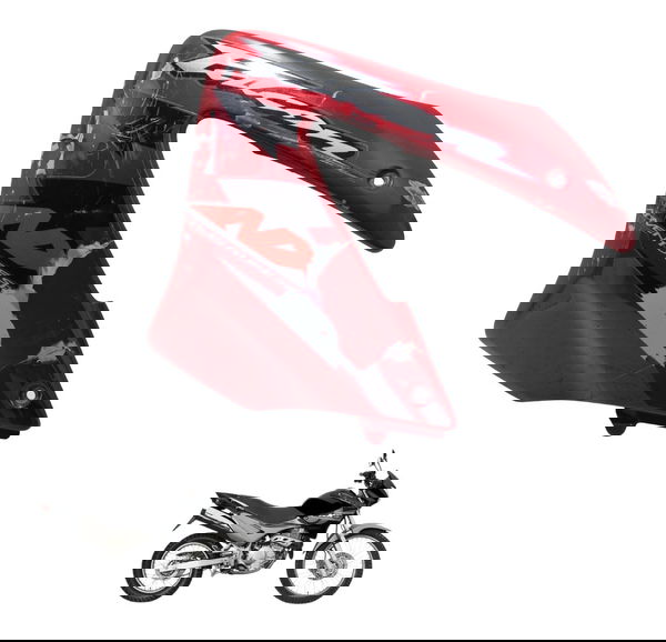 Carenagem Aba Tanque Esq C/avaria Honda Nx 400 Falcon 00-08