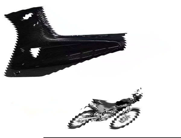 Carenagem Lateral Esq C/avar Honda Nx 400 Falcon 00-08 Origi