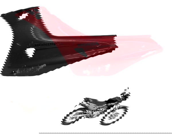 Carenagem Lateral Esq C/avar Honda Nx 400 Falcon 00-08 Origi