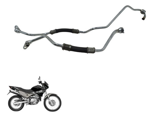 Par Mangueira Óleo Honda Nx 400 Falcon 00-08 Original