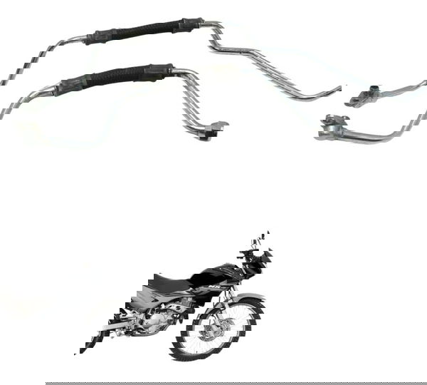 Par Mangueira Óleo Honda Nx 400 Falcon 00-08 Original