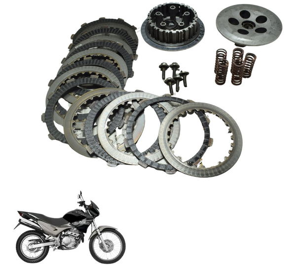 Cubo Platô Discos Embreag Paralela Honda Nx 400 Falcon 00-08