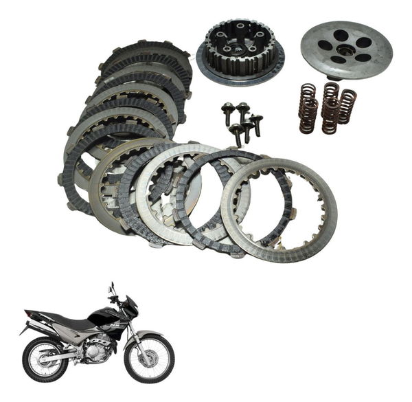 Cubo Platô Discos Embreag Paralela Honda Nx 400 Falcon 00-08