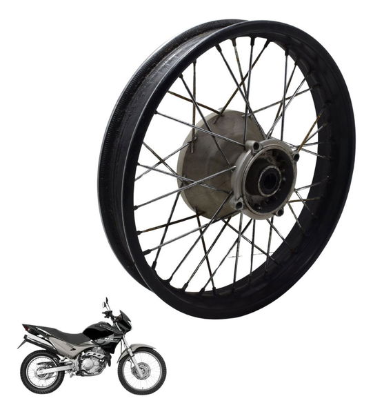 Roda Traseira Honda Nx 400 Falcon 00-08 Original Preto