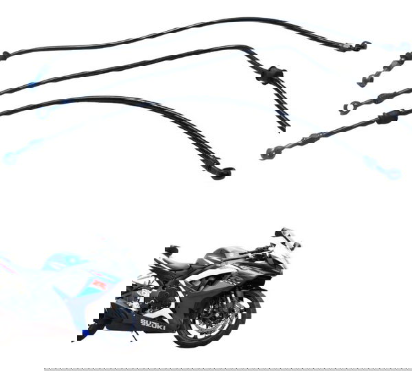 Jogo Flexível Aeroquip Suzuki Gsx-r Srad 750 07-09
