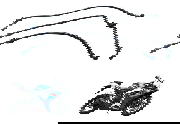 Jogo Flexível Aeroquip Suzuki Gsx-r Srad 750 07-09