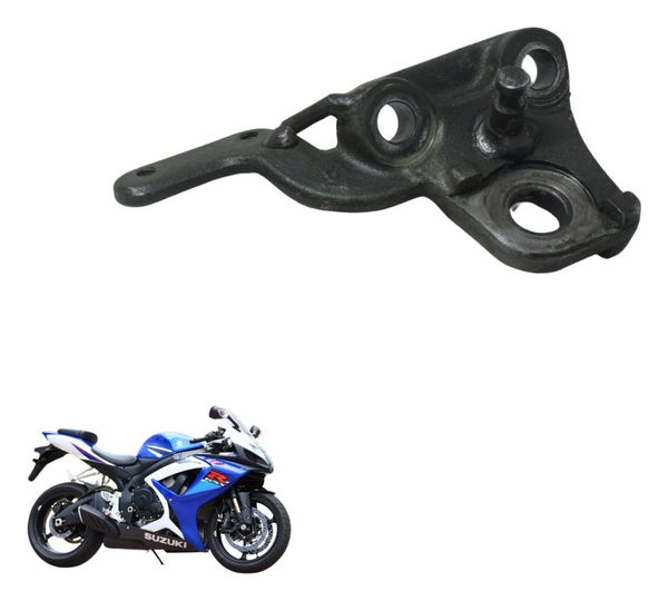 Suporte Pedal Descanso Lateral Suzuki Gsx-r Srad 750 07-09 Preto