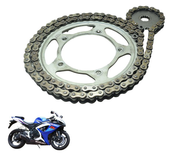 Kit Relação Sprockets S/emenda Suzuki Gsx-r Srad 750 07-09