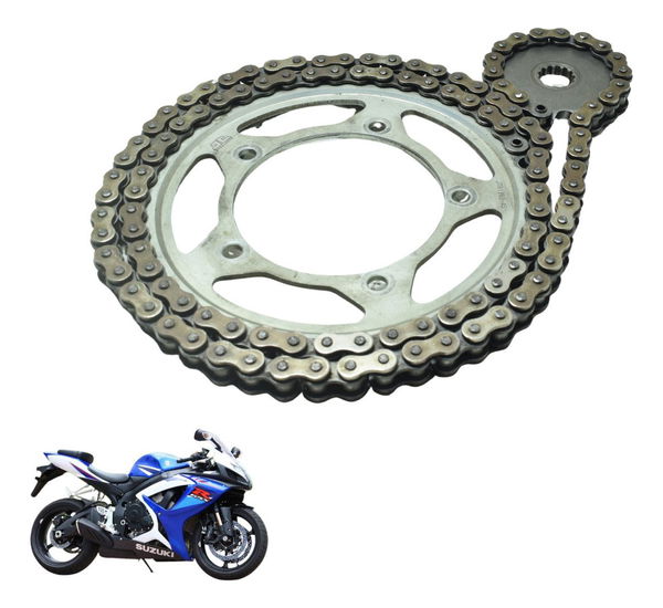 Kit Relação Sprockets S/emenda Suzuki Gsx-r Srad 750 07-09