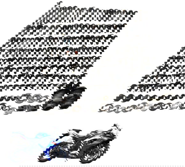 Kit Parafuso Diversos Suzuki Gsx-r Srad 750 07-09 Original