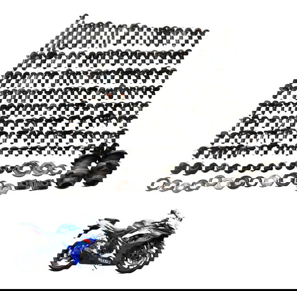 Kit Parafuso Diversos Suzuki Gsx-r Srad 750 07-09 Original