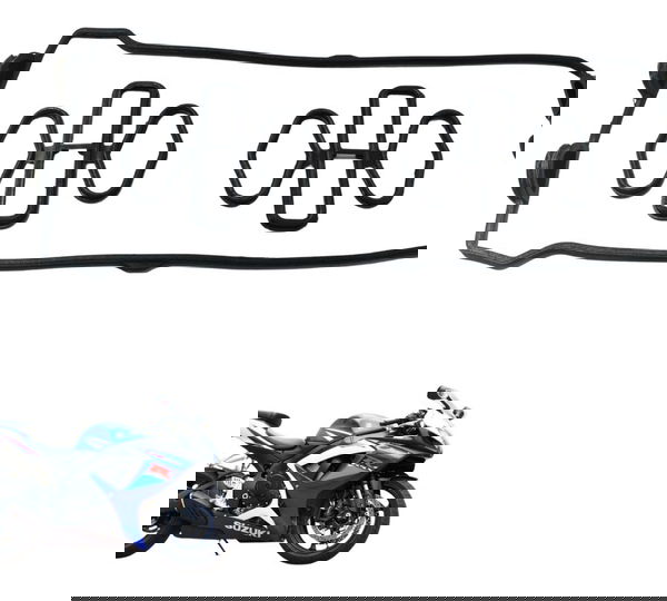 Jogo Guarnição Tampa Válvula Suzuki Gsx-r Srad 750 07-09 Org Preto