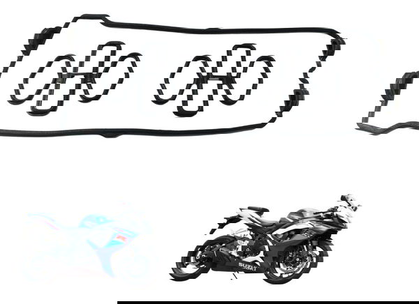 Jogo Guarnição Tampa Válvula Suzuki Gsx-r Srad 750 07-09 Org Preto