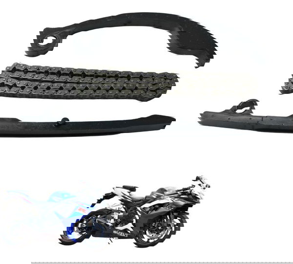 Kit Guia Tensor Corrente Comando Suzuki Gsx-r Srad 750 07-09