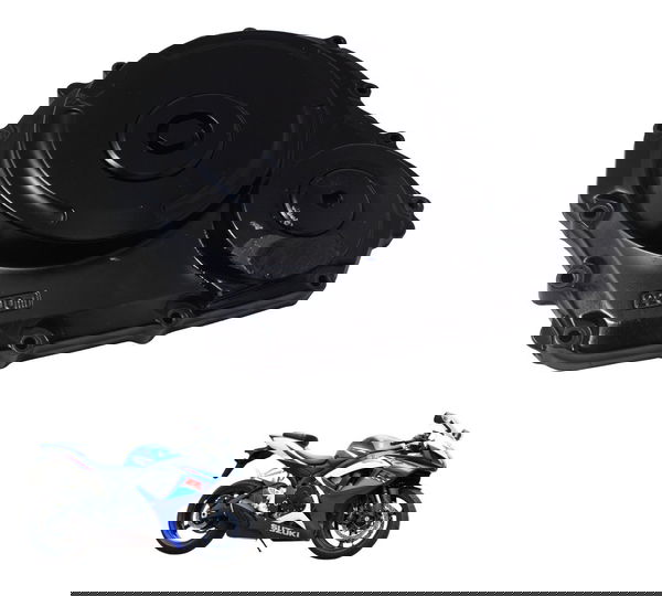 Tampa Motor Embreagem C/detalhes Suzuki Gsx-r Srad 750 07-09 Preto