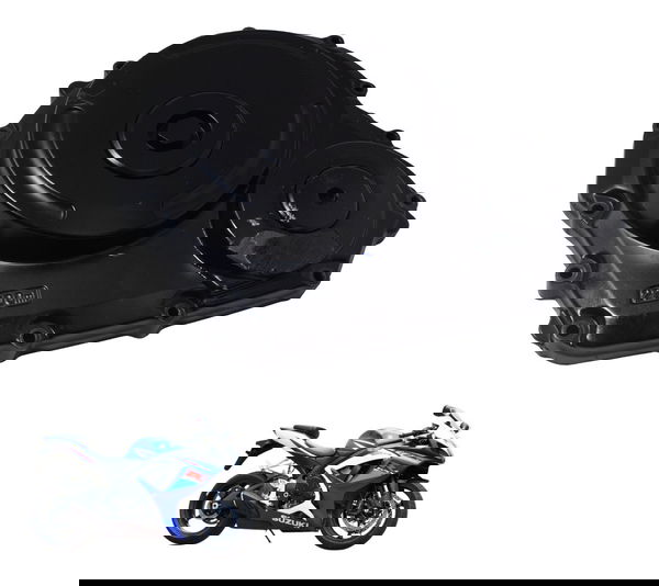 Tampa Motor Embreagem C/detalhes Suzuki Gsx-r Srad 750 07-09 Preto
