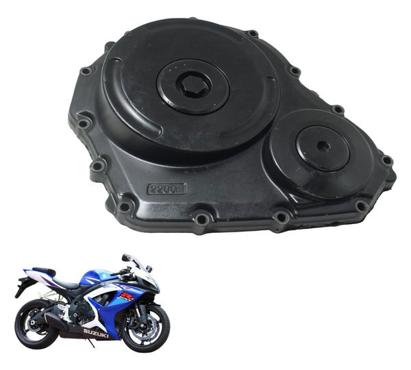 Tampa Motor Embreagem Suzuki Gsx-r Srad 750 07-09 Original Preto