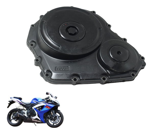 Tampa Motor Embreagem Suzuki Gsx-r Srad 750 07-09 Original Preto