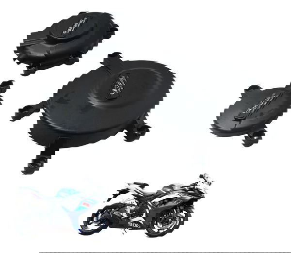 Jogo Tampa Motor Gbracing Suzuki Gsx-r Srad 750 07-09 Preto