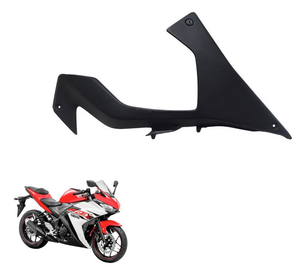 Carenagem Inferior Esq C/ Detal Yamaha Yzf R3 16-19 Original