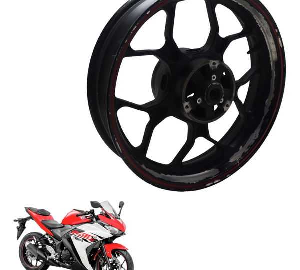Roda Traseira Yamaha Yzf R3 16-19 Original Preto