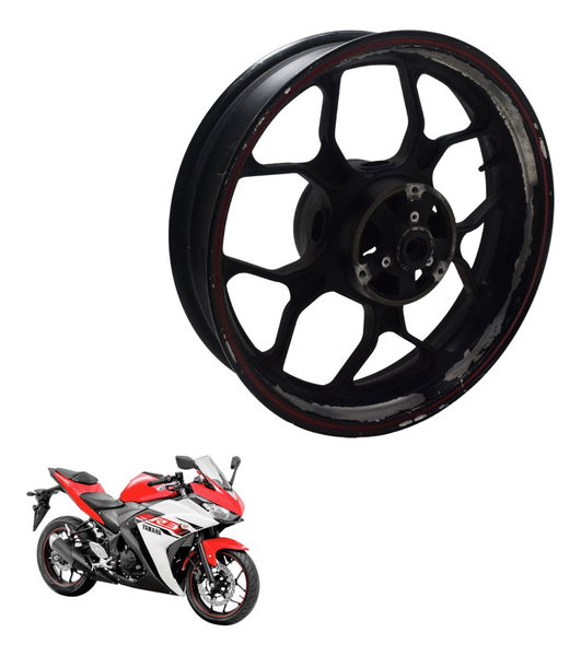 Roda Traseira Yamaha Yzf R3 16-19 Original Preto