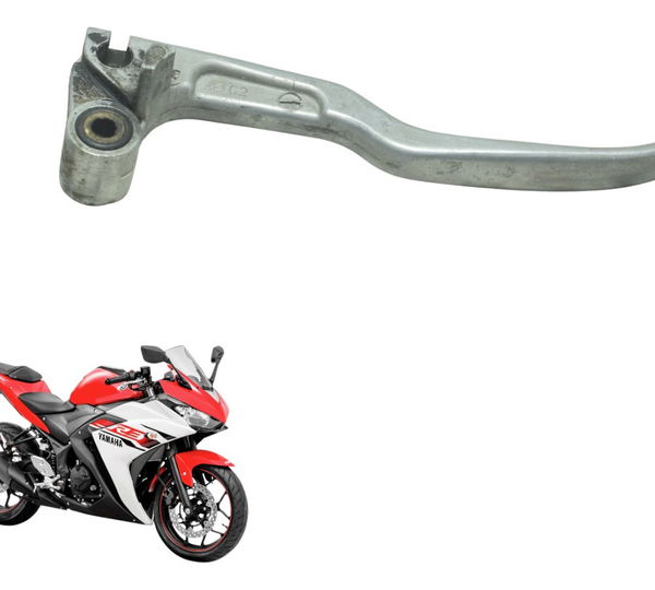 Manete Embreagem C/ Avaria Yamaha Yzf R3 16-19 Original Prateado