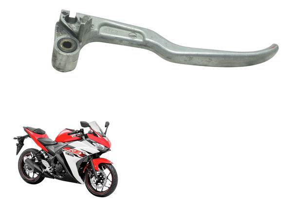 Manete Embreagem C/ Avaria Yamaha Yzf R3 16-19 Original Prateado