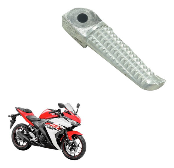 Pedaleira Traseira Esq C/ Detalhes Yamaha Yzf R3 16-19 Orig