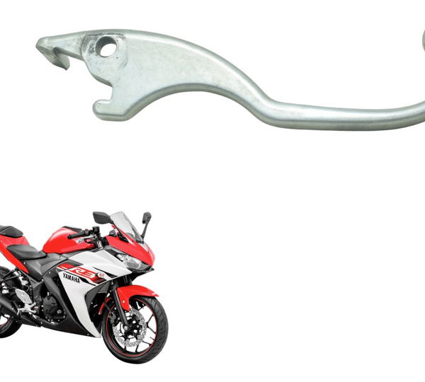 Manete Freio C/ Detalhes Yamaha Yzf R3 16-19 Original Prateado