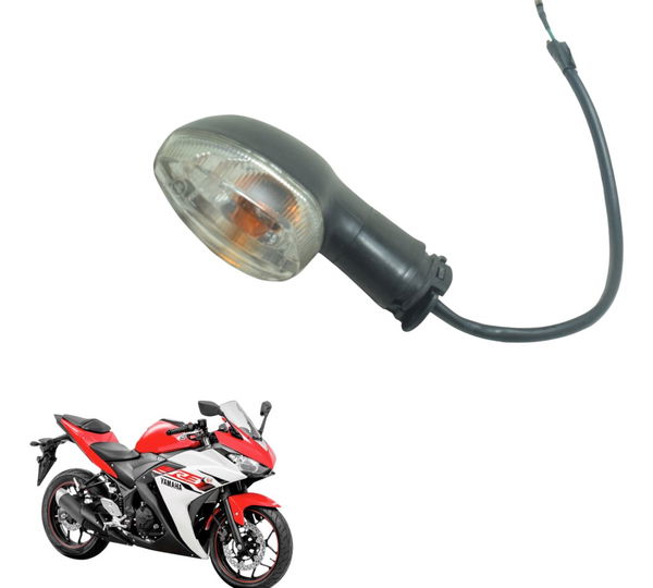 Pisca Traseiro Esq C/ Detalhes Yamaha Yzf R3 16-19 Original Esquerdo