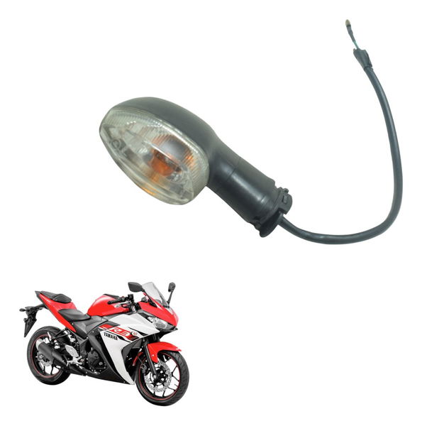 Pisca Traseiro Esq C/ Detalhes Yamaha Yzf R3 16-19 Original Esquerdo