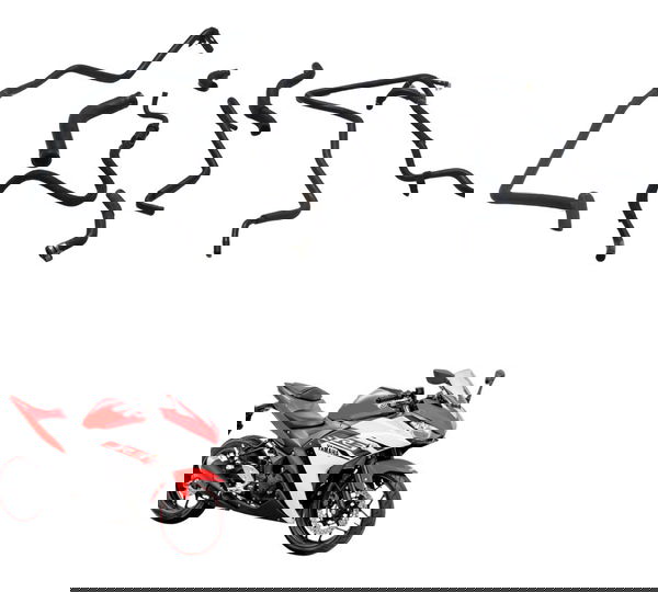 Kit Mangueiras Yamaha Yzf R3 16-19 Original