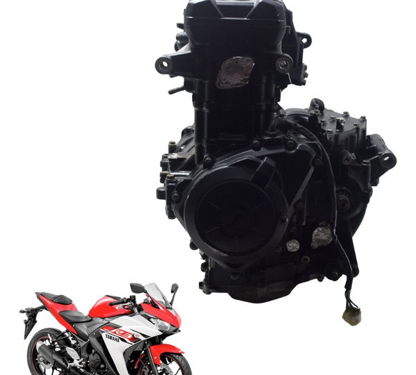 Motor Completo Nfe Baixa Base Troca Yamaha Yzf R3 16-19 Orig