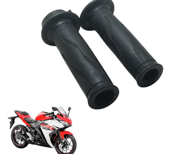 Par Manopla Yamaha Yzf R3 16-19 Original Preto