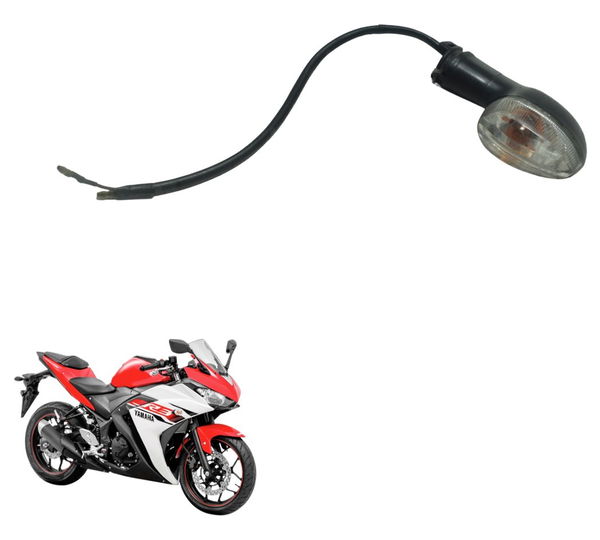 Pisca Traseiro Direito C/ Detal Yamaha Yzf R3 16-19 Original Direito