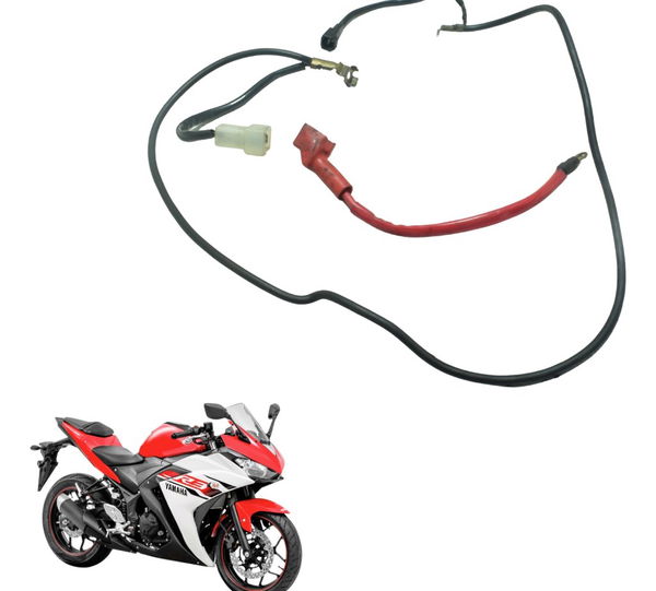 Cabo Bateria +/- Yamaha Yzf R3 16-19 Original