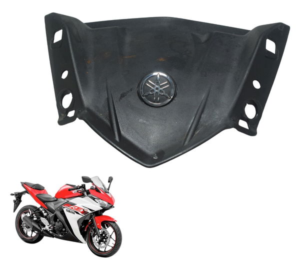 Acabamento Parabrisa Bolha Yamaha Yzf R3 16-19 Original Preto