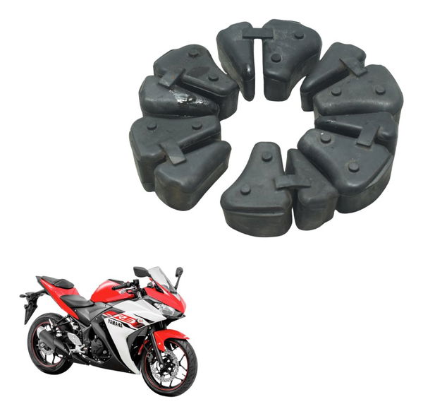Coxim Cubo Coroa Yamaha Yzf R3 16-19 Original