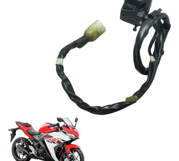 Chave Punho Luz C/ Detalhes Yamaha Yzf R3 16-19 Original