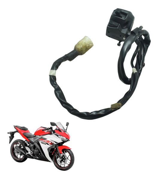 Chave Punho Luz C/ Detalhes Yamaha Yzf R3 16-19 Original