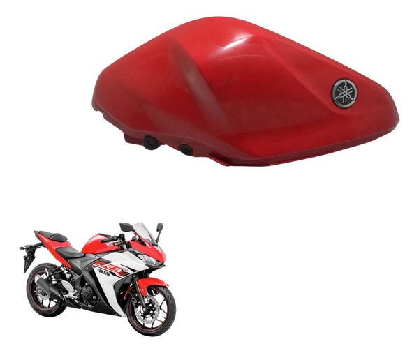 Tampa Tanque Dir C/avaria Yamaha Yzf R3 16-19 Original Vermelho