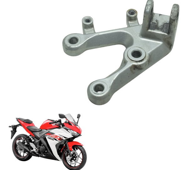 Suporte Pedaleira Diant Esq C/ Det Yamaha Yzf R3 16-19 Orig Prateado
