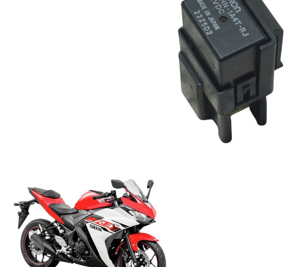Rele Auxiliar 4 Pinos C/ Detalhes Yamaha Yzf R3 16-19 Orig