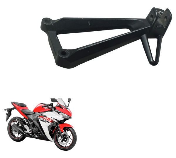 Suporte Pedaleira Traseira Direita Yamaha Yzf R3 16-19 Orig Preto